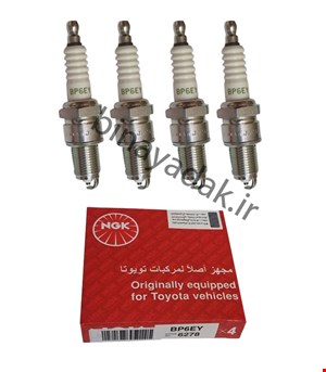 شمع خودرو NGK کاربوراتور مدل BP6EY 6278 بسته چهار عددی