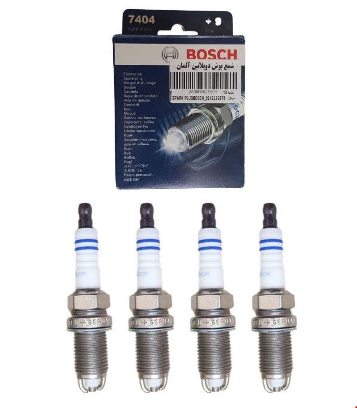 شمع خودرو بوش دوپلاتین مدل + FLR8LDCU آلمانی اصل 